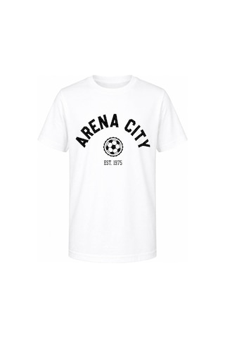 Trender Arena City Baskı Beyaz Erkek Çocuk T-shirt 8036
