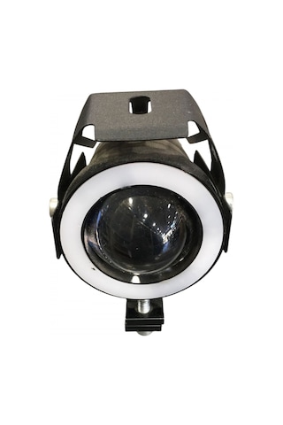 Motosiklet Sis Farı 1adet U7 3 Mod Uzun-kısa-çakar 7 Renk Angel