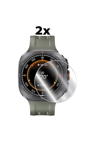 Samsung Galaxy Watch Ultra2 İle Uyumlu Ipg Hydrogel İnce Tpu Ekran Koruyucu 2 Adet