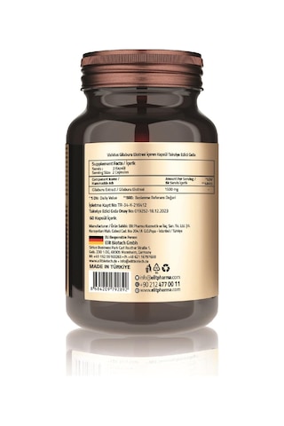 Gilaburu 1500 Mg 60 Capsules