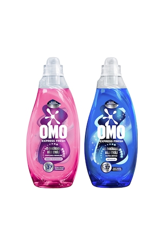 Omo Express Fresh 1480ml Ultra Beyaz Sıvı Çamaşır Deterjanıx1 Capcanlı Renkler Renkli Ve Siyahlar X1 1480 ML