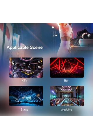 Skycity 24 Led Yeşil Stroboskop Işığı - Ktv Bar Sahne Işıklandırması, 220v Avrupa Standartı Flaş Lambası