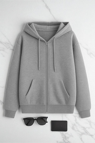 Uyguntarz 2'li Paket Fermuarlı Mevsimlik Sweatshirt Çok Renkli