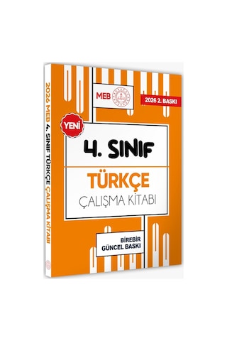 2026 MEB ÖDM İlkokul 4.Sınıf TÜRKÇE Çalışma Kitabı Alıştırmalı/Etkinlikli Soru Bankası BASKI ÜCRETİ