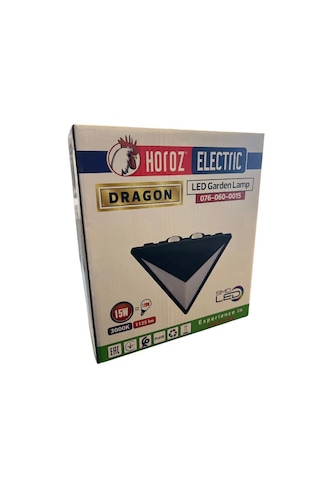 Dragon 15 W Dış Mekan Led Aplik 3000k 076-060-0015 312138 Siyah