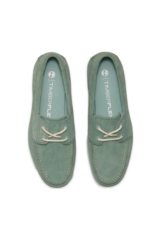 Timberland Tb0a42x7-m Grafton Bay Lace Up Shoe Yeşil Erkek Ayakkabı Beyaz