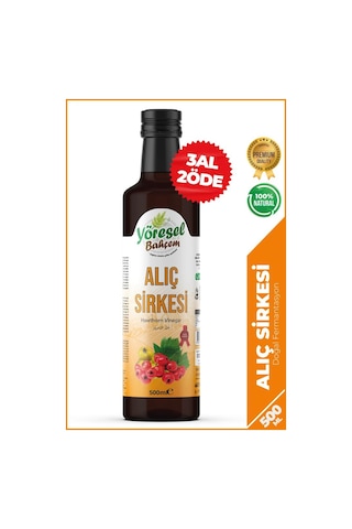Yöresel Bahçem Alıç Sirkesi Doğal Fermantasyon 500ml