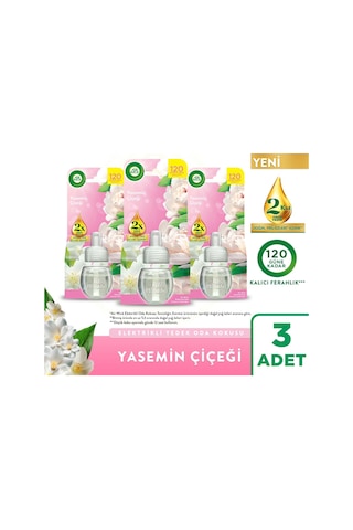 Elektrikli Oda Kokusu Yedek Şişe Yasemin Çiçeği 3x19 Ml