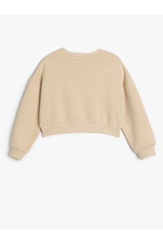 Koton Tom Ve Jerry Sweat Lisanslı Bisiklet Yaka Uzun Kollu Gri 5wkg10571ak Gümüş