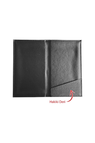 Hesap Sümeni Adisyon Kabı Vegan Deri Suni Deri 12 X 20 Cm Kahver