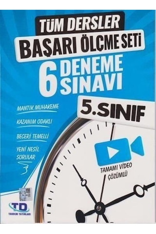 5. Sınıf Tüm Dersler Başarı Ölçme Seti 6 Deneme Sınavı / Kolektif 5. Sınıf Tüm Dersler Başarı Ölçme Seti 6 Deneme Sınavı / Kolektif