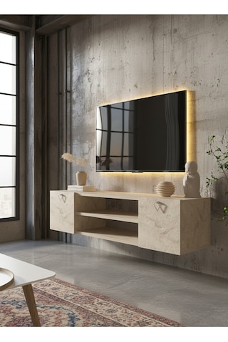 Resital Tv Ünitesi S1242-6 Traverten Traverten