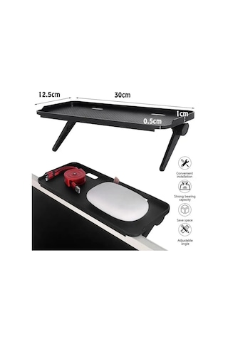 Mylatso Cihazlar İçin Kenarlıklı Tv Rafı Router Ve Set-box İçin 146993180 Siyah