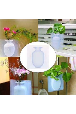 Yapışkan Vazo - Sihirli Vazo Çok Renkli