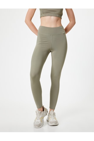 Koton Spor Tayt Slim Fit Standart Bel Haki 4sak40366nk Haki