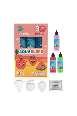 Kooky Aquaslime Tatlı Meyveler Seti 3 Renk 90ml