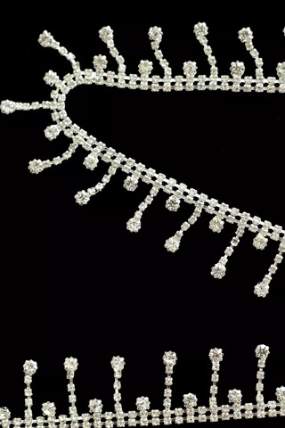 Slubov'u Strass Taş Şerit 50 Cm, Elbise, Etek, Dekor İçin 192338342