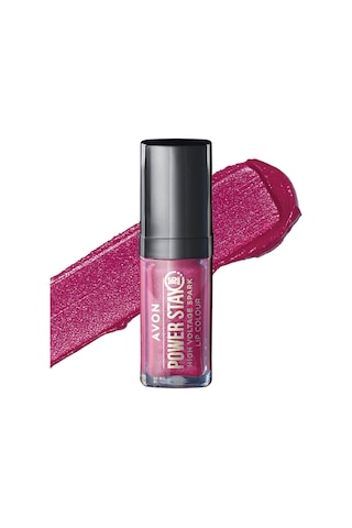 Avon Powerstay High Voltage Spark Likit Ruj Rose Flash