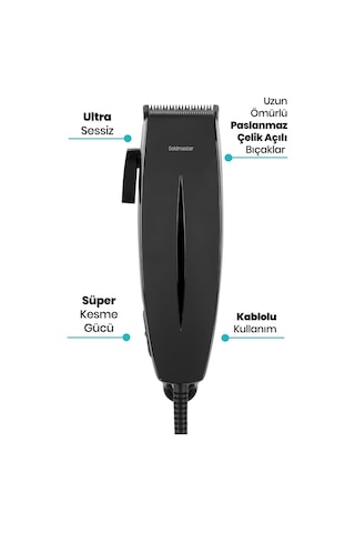 Goldmaster Piton Gm-8145 Ultra Sessiz Ayarlanabilir Paslanmaz Çelik Saç Ve Sakal Şekillendirici Diğer