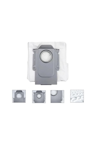 Junzhuodianpu Roborock S8 Maxv Ultra/g20s Robot Süpürge Aksesuarları: Ana Fırça, Yan Fırça, Hepa Filtre, Paspas, Toz Torbası