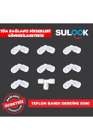 Kapalı Kasa Su Arıtma Cihazı 7 Li Inline Filtresi Seti 11 Aşamalı Vontron Membran