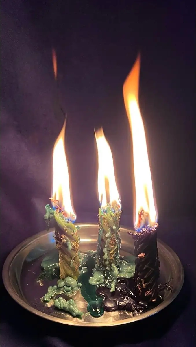 Svecnaa Magia "vikhr" Maddi Lüks Mumları Seti 161078806 Siyah