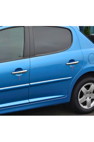 Ebal Otomotiv Peugeot 208 Krom Kapı Kolu 4 kapı 2012 Üzeri P. Çelik