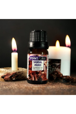 Point Care Sandal Ağacı Kokulu Mum Esansı 10ml Mum Koku Soya Wax