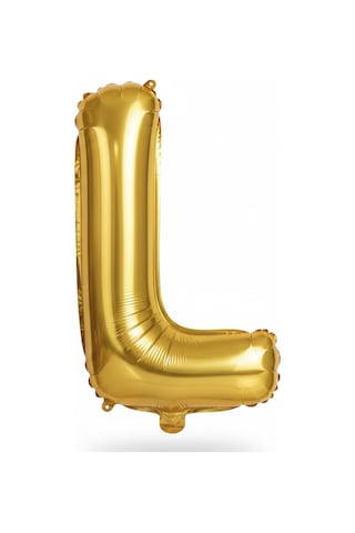Runaway L Harf Folyo Balon 1m Parti Ve Dekor Çok Renkli