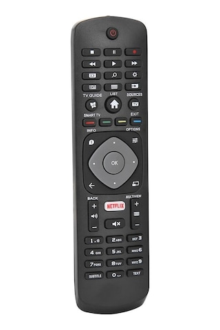 Philips Uyumlu Netflix Tuşlu LCD LED Smart TV Kumanda
