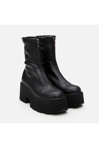 Hotiç Siyah Kadın Topuklu Bot 01boh297730a100 Siyah-black Siyah