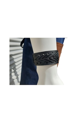 Deri Bileklik Deritel Saat Serisi Siyah Taba Çok Renkli