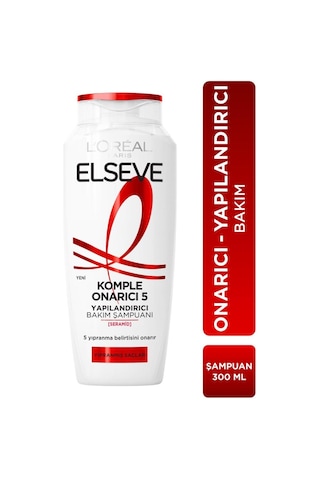 L'Oreal Paris Elseve Komple Onarıcı 5 Yapılandırıcı Bakım Şampuanı 3 x 300 ML