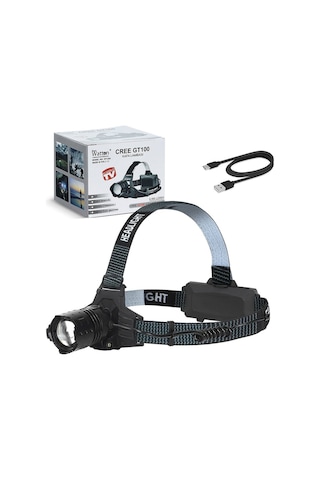 Gt100 Led Şarjlı Kafa Lambası Wt-628 Renkli