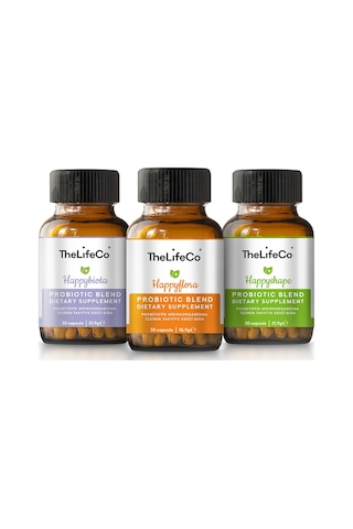 TheLifeCo 3'lü Probiyotik Paketi (Happyshape,Happyflora,Happybiota)