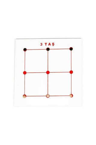 Büro Ev Ofis Çocuk Hediyesi İçin Zeka Oyunu Ahşap Üç Taş Oyunu