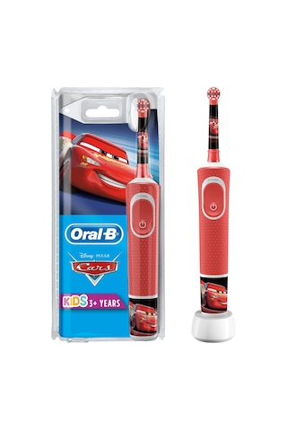 Oral-B Çocuklar İçin Şarj Edilebilir Diş Fırçası D100 Cars Özel Seri
