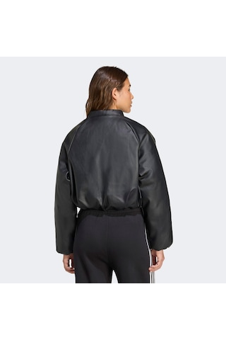 Adidas Pleather Bomber Kadın Siyah Ceket Jx5332 2800282