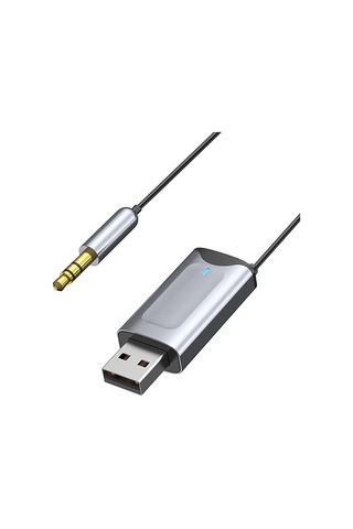 Araba Ses Sistemi İçin Usb - 3,5 Mm Jack İle Bluetooth Adaptörü, Sbc/aac Kod Çözme, Dayanıklı Aux Alıcısı Destekler