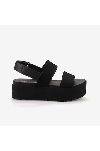 Calvin Klein Kadın Dolgu Topuk Sandalet Yw0yw01788 Siyah