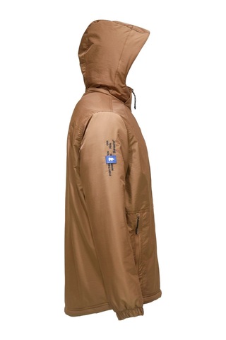 Erkek Kapitone Kapüşonlu Içi Peluşlu Kahverengi Mont 001