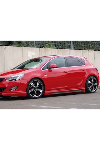 Opel Astra J HB Rieger Marşpiyel Seti Mat Siyah Plastik 2009-2014