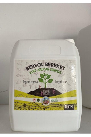 Bersol Bereket Solucan Gübresi 5 Lt Sıvı