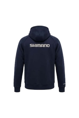 Shimano Wear Dark Blue Kapüşonlu Sweatshirt Hoodie Koyu Mavi