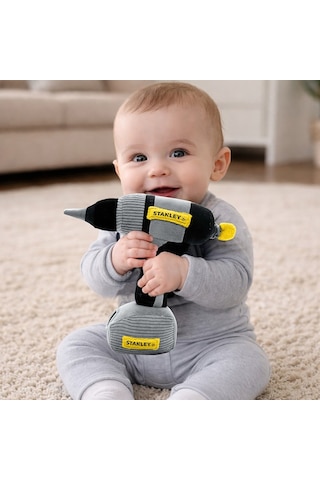 Stanley Jr. - Peluş Matkap Çok Renkli