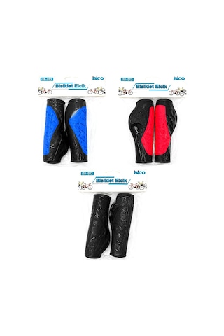 İbico İ18-013 Silikon Bisiklet Elciği 2'li Set - Renkli- 20'li Paket Çok Renkli