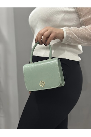 Biçomi Mint Cilt Krash Çanta Mint