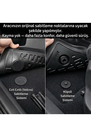 Togg İçin Uyumlu T10f 3d Paspas - Siyah 2025 Ve Sonrası