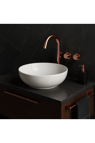 Newarc 5010 Çanak Tezgah Üstü Lavabo