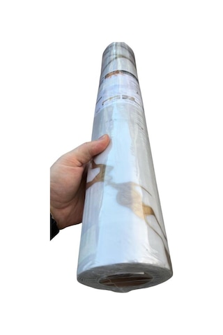 GLOX 120cm X 3 Metre Tek Parça Yapışkanlı Rulo Mermer Desenli Duvar Paneli Kağıdı Silinebilir